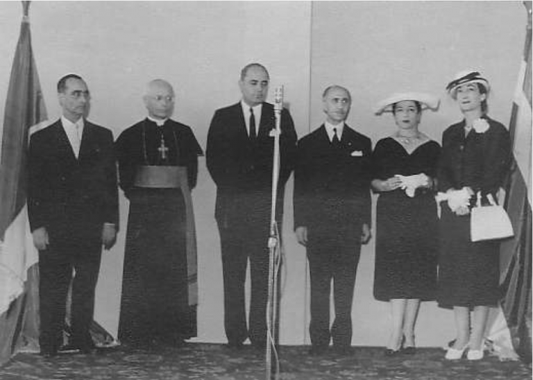 Inaugurazione Casa Italia 1966