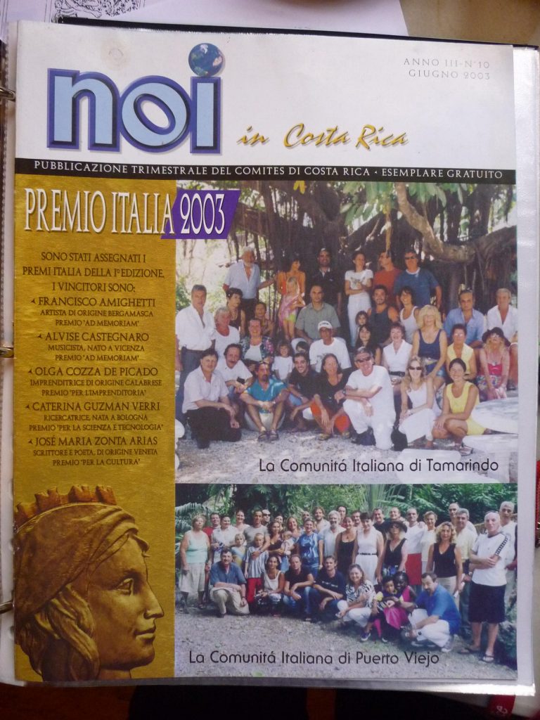 Rivista trimestrale Noi in Costa Rica – giugno 2003