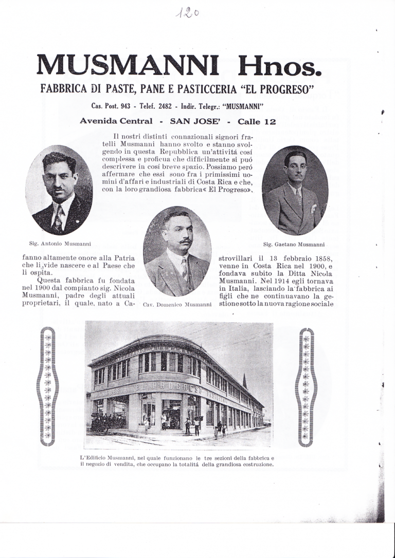 Annunci commerciali italiani a San Josè