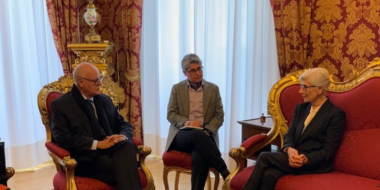 Il Presidente della Corte costituzionale del Costa Rica, Fernando Castillo Víquez, incontra a Roma la Presidente della Corte Costituzionale italiana, Silvana Sciarra (20 marzo 2023)