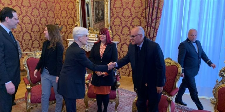 Il Presidente della Corte costituzionale del Costa Rica, Fernando Castillo Víquez, incontra a Roma la Presidente della Corte Costituzionale italiana, Silvana Sciarra (20 marzo 2023)