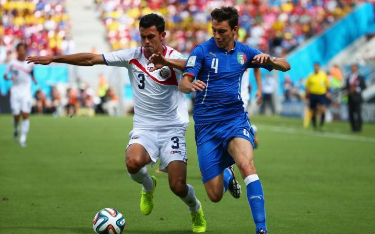Italia-Costarica Coppa del Mondo del 2014. Darmian per l’Italia.
